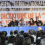 Des milliers de personnes à l'Espace Charenton à Paris, au meeting du POI, écoutant ici la représentante du syndicat des enseignants grecs.