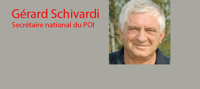 Gérard Schivardi secrétaire national du POI