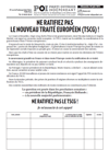 Pétition contre la ratification du TSCG - Juin 2012