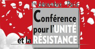 Conference pour l'unite et la resistance