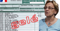 fonctionnaires gel salaires Lebranchu