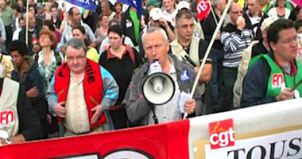 manifestants fo et cgt ensemble