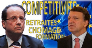 Programme Hollande présenté à Bruxelles Barroso