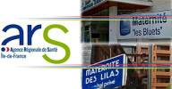 Maternités ARS menace suppression Lilas Bluets