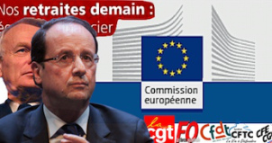 Retraites gouvernement commission européenne syndicats