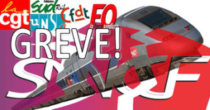 SNCF grève contre éclatement pour défense service public