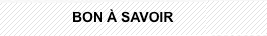 bon à savoir