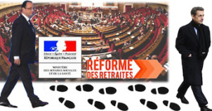 Retraites adoption 1ere lecture oct2013Hollande dans les pas de Sarko