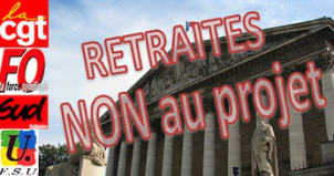 Retraites rassemblement syndocats 15 octobre non au projet