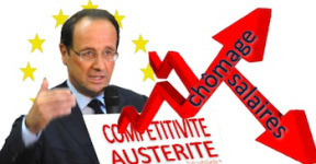 Chômage salaires gouvernement hollande Union européenne
