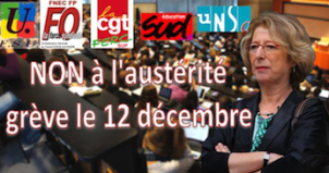 Université grève 12 déc2013 Austérité fioraso