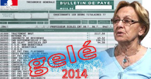Fonctionnaires gel du point d'indice pour 2014_Lebranchu