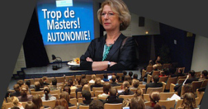 Universités réduction du nombre de masters Fioraso autonomie