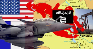 Irak bombardements avions rafale