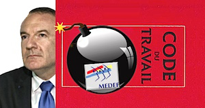 MEDEF Gattaz destruction code du travail