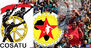 Afrique du Sud COSATU exclusion NUMSA