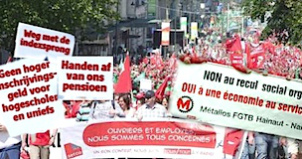 Belgique manifestations 24novembre contre austérité