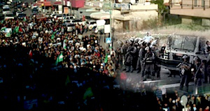 Israel manifestation paletinienes Kafr Kana