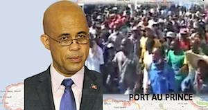 Haiti Martelly manifestations