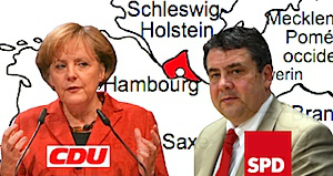Allemagne élections Hamburg échec coalition cdu spd
