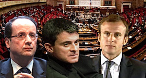 Hollande Valls loi Macron 49-3