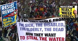 Irlande manifestations taxation de l'eau