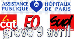 Hôpitaux de Paris grève CGT FO SUD