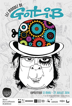 L'affiche de l'exposition Gotlib